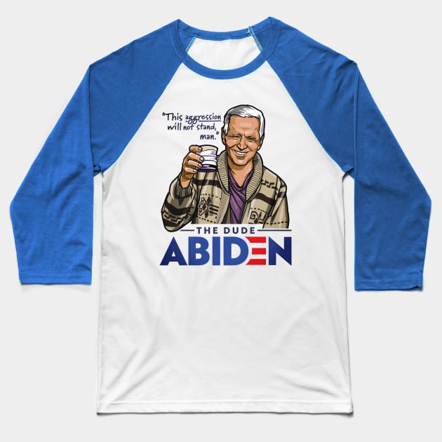 The Dude Abiden Baseball T-Shirt by RetroReview